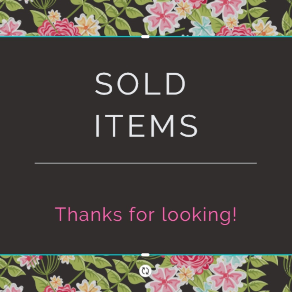 All items past this point are sold